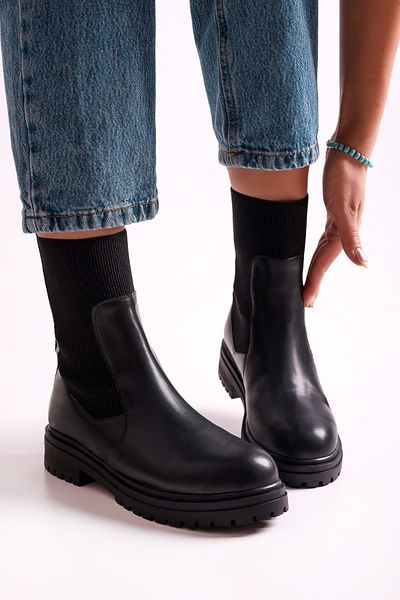Shoeberry Damskie buty Neira Black Skin Black Skin