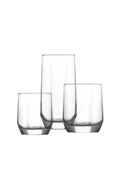 LAV Diamond 18 Piece Glass Set