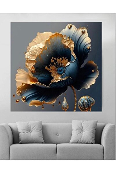tualya Decorative Modern Design Gold Canvas Painting