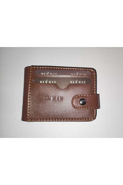 firdevsi hobi leather look horizontal snap card holder wallet