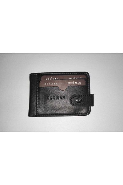 firdevsi hobi leather look horizontal snap card holder wallet
