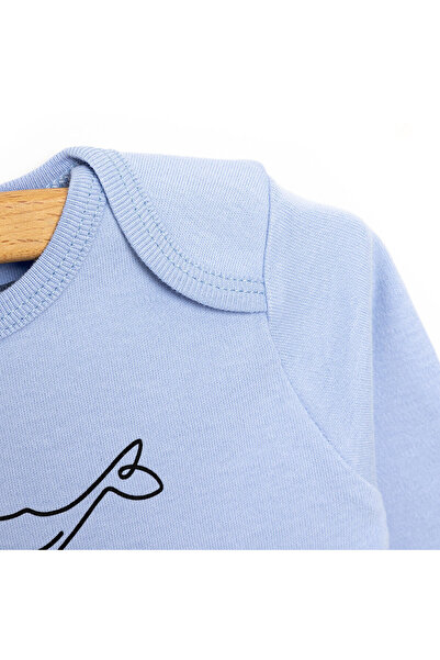 ebebek Hello Baby HelloBaby Soft Renk Fırçalı Uzun Kol Body Unisex