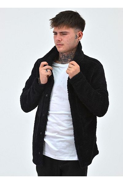 Beybun boutique Unisex Plush Fleece Cardigan Jacket