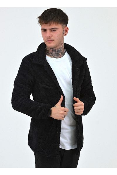 Beybun boutique Unisex Plush Fleece Cardigan Jacket