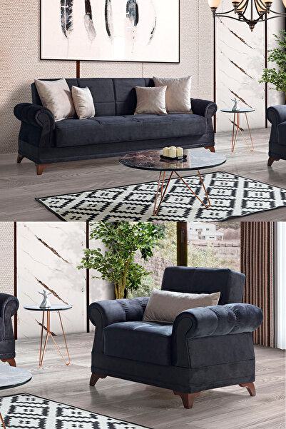 Eymense Royal Çekyatlı Koltuk Takımı 3 1