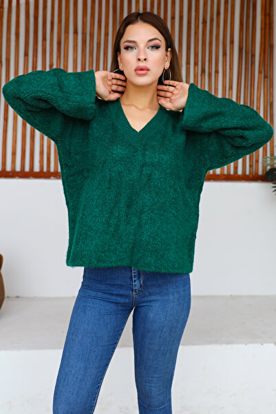 Zirve Geniş Kalıp Yumuşak Dokulu Basic Triko Kazak