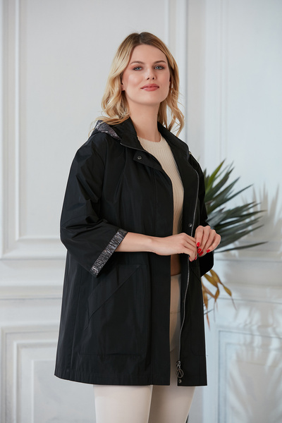 Trenç Siyah Trençkot