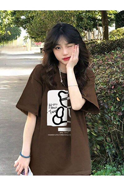 Adrift Desen animat și design grafic Tricou supradimensionat Seria desene ani...