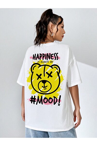 Adrift Σχεδιασμός κινουμένων σχεδίων και γραφικών οπτικών ειδών Oversize T-sh...