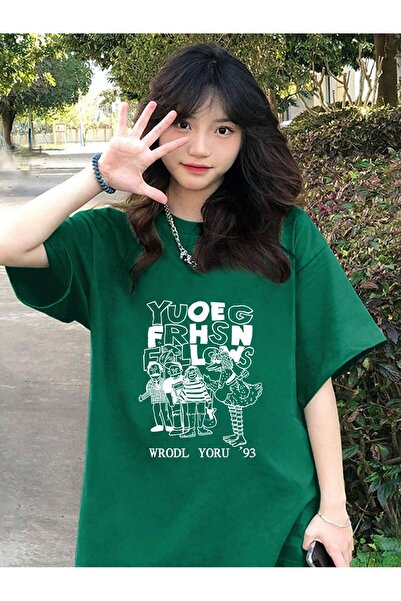 Adrift Desen animat și design grafic Tricou supradimensionat Seria desen anim...