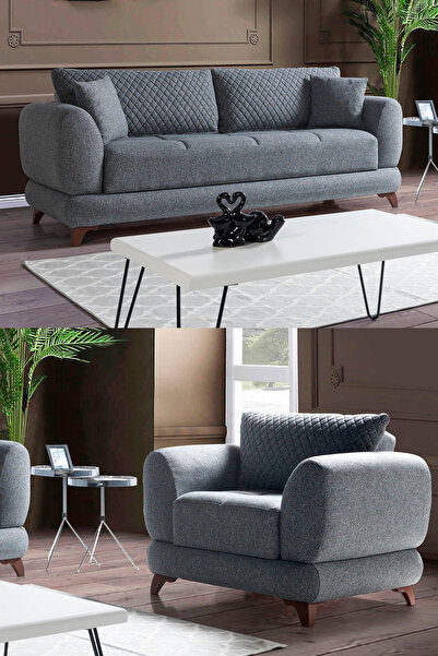 Eymense Rodos Çekyatlı Koltuk Takımı 3 1