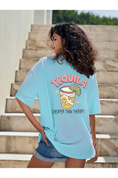 Adrift Desen animat și design grafic Tricou supradimensionat Seria desene ani...