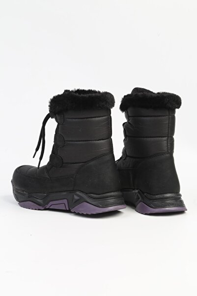 Benetton ® | BN-50047 - 3256 Siyah Mor - Çocuk Bot
