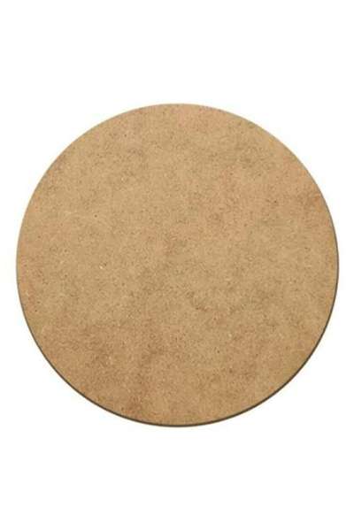 CESTOPİENO Ham mdf Ahşap Supla Levha Hobi Süsleme Malzemesi 10 cm Çap / Barda...