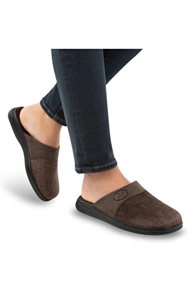 Muya 32801 Ruby Closed Front House Slippers Brown Men's Slippers