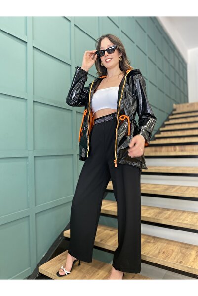 AYHAN High Waist Wide Leg Women's Trousers