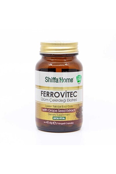 Aksu Vital Ferrovitec-üzüm Çekirdeği Ekstresi 60 Kapsul