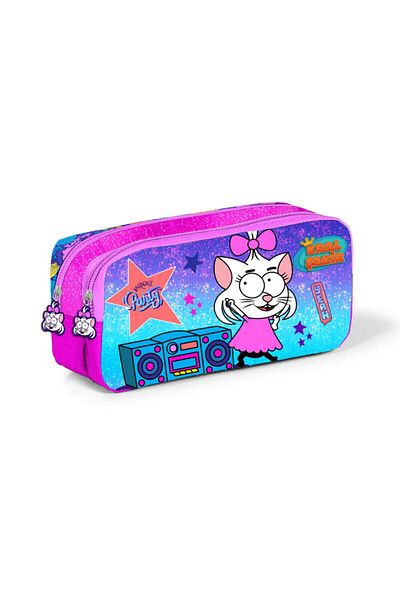 Coral High Canan Two Compartment School Pencil Bag - Girl