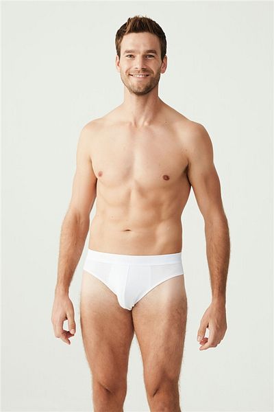 U.S. Polo Assn. Ανδρικό λευκό slip 3 τεμαχίων 80177