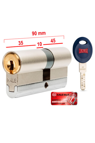 Kale Kilit Kale 164 Cec H Hareket Yaylı (35+10+45) 90 Mm Tüpten Şifreli Kilit Göbeği