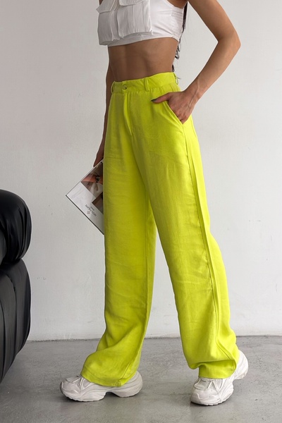 FEMELLE Women's New Season Modal Fabric Wide Leg High Waist Trousers