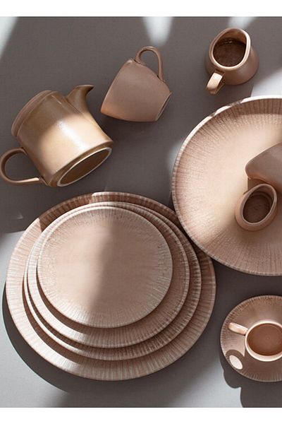 İkram Dünyası Adel Çukur Dinner Plate 22 cm 3 pcs