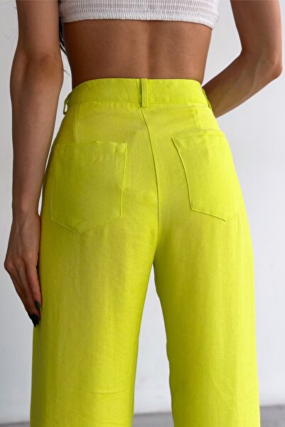 FEMELLE Women's New Season Modal Fabric Wide Leg High Waist Trousers