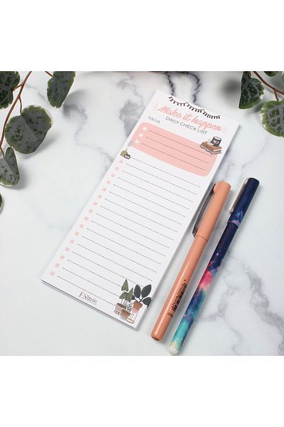 Hesna Natural Todo List Memo Pad Notebook