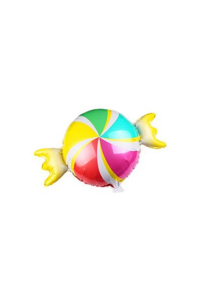 LOTUS PARTY 1 Piece Holiday Candy Shaped Multicolored Foil Balloon