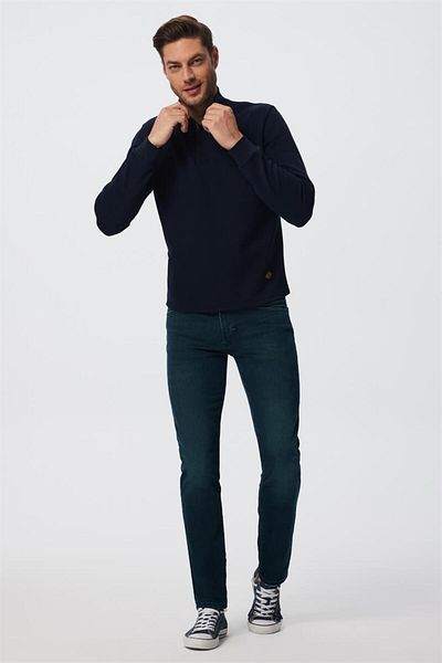 Lee Cooper Мъжки кариран суитшърт Farris, тъмносин