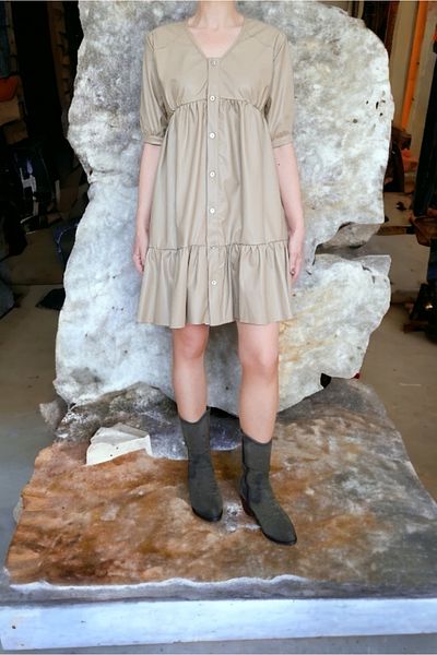 BEBE PLUS Leather Dress