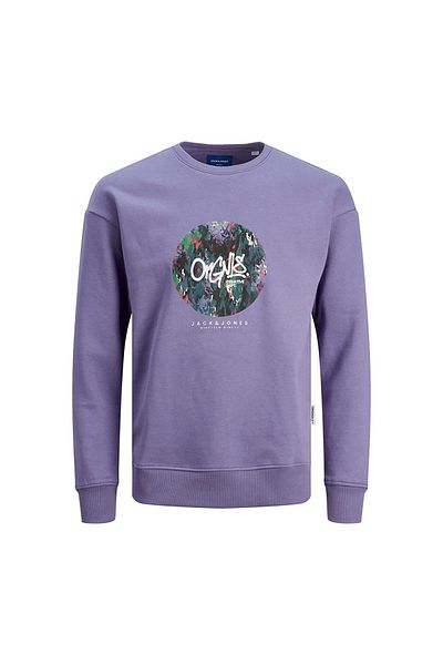Jack & Jones Ανδρικό φούτερ JACK JONES - Crew Neck, Κείμενο τυπωμένο, 12242366