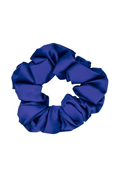 ICON SILK Scrunchie de păr 100% mătase (albastru strălucitor)