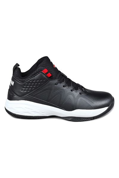 Jump 28652 Black and White Unisex Basketball Sneakers