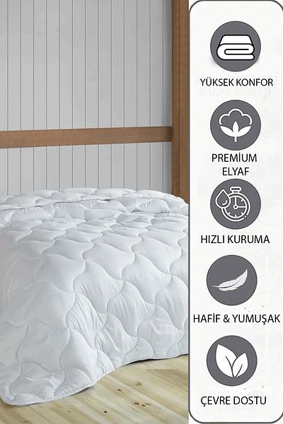 ETE HOMETEX Ete Hometex Double Microfiber Quilt 195x215 Cm 8699297000863