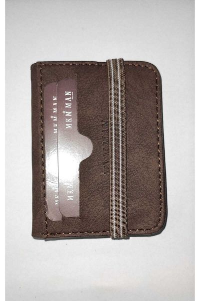 firdevsi hobi nubuck vertical rubberized card holder wallet