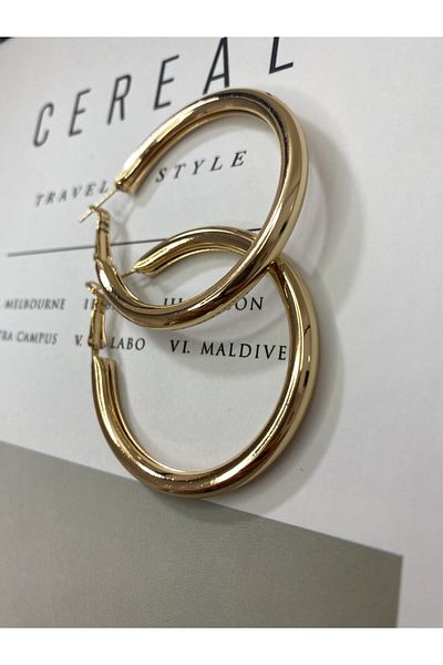 stainles steel Steel Large Hoop Earrings
