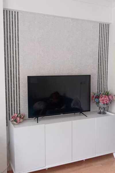 Üçler Duvar Çıtası Kendinden Yapışkanlı  4 xm SAL NİKEL 1 RULO (10 MT)