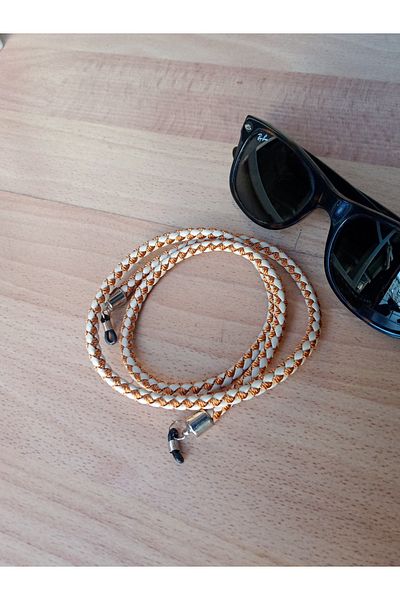 tutu tasarım alaçatı Leather Glasses Rope