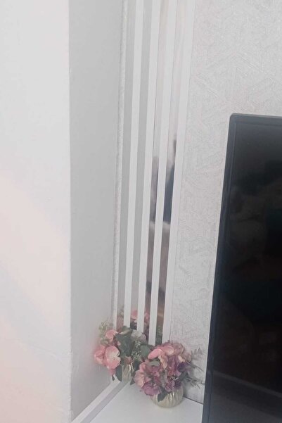 Üçler DUVAR ÇITASI KENDİNDEN YAPIŞKANLI 4  cm  GÜMÜŞ/BEYAZ 1 RULO (10 MT)