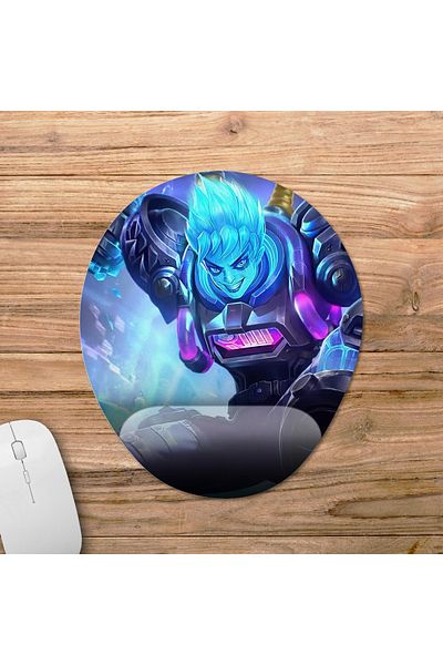 Pixxa Mobile Legends - موديل لوحة ماوس X.Borg مع مسند للمعصم - 2 بيضاوي