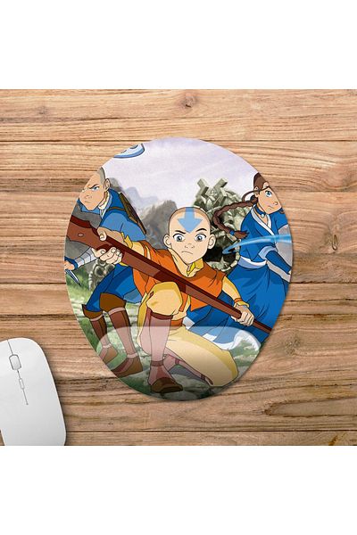 Pixxa Avatar: موديل لوحة الماوس بمساعدة المعصم The Last Airbender - بيضاوي واحد