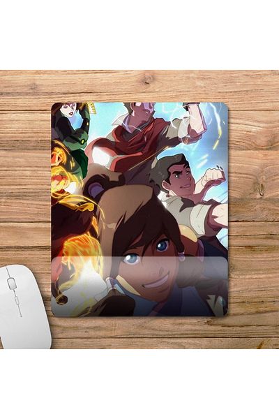 Pixxa الصورة الرمزية: نموذج لوحة الماوس The Legend of Korra مع دعم المعصم - 2