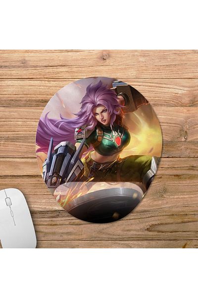 Pixxa Mobile Legends: موديل لوحة ماوس ماشا بمساعدة المعصم - 3 بيضاوي
