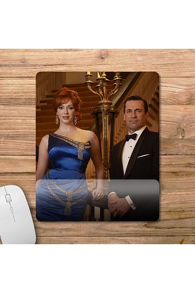 Pixxa موديل لوحة ماوس مدعومة للمعصم للرجال من Mad Men - 4