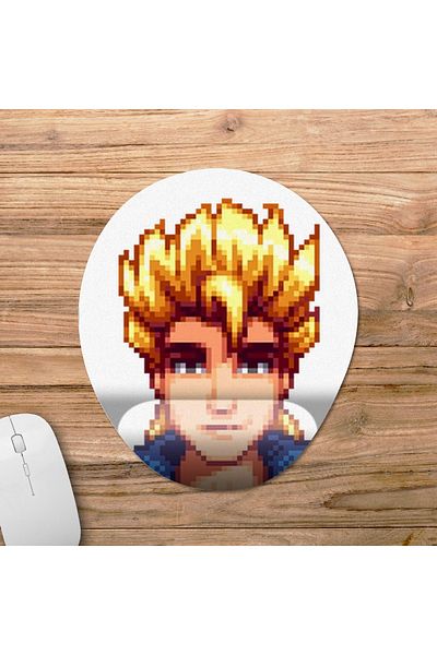 Pixxa موديل لوحة ماوس مدعومة للمعصم من Stardew Valley - 1 بيضاوي