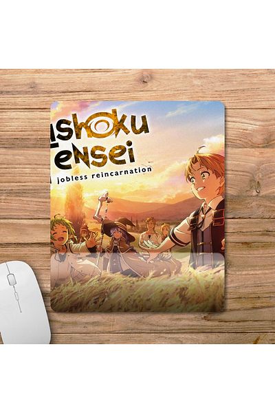 Pixxa موديل لوحة ماوس مع مسند للمعصم من Mushoku Tensei - 3