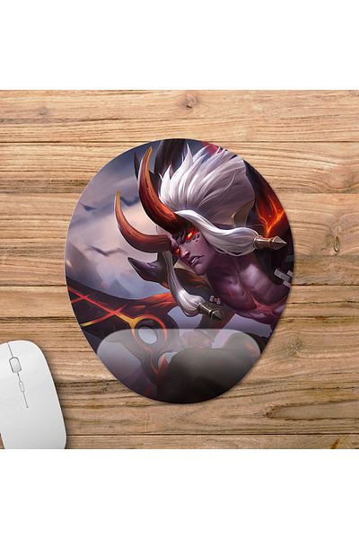 Pixxa Martis - موديل لوحة ماوس لدعم المعصم من Mobile Legends - 3 بيضاوي