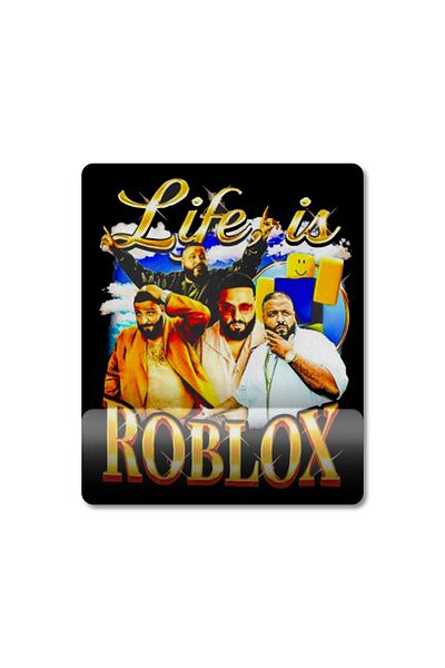 Pixxa لوحة ماوس مدعومة للمعصم من Life is Roblox - موديل DJ Khaled - 2