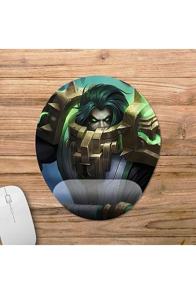 Pixxa Mobile Legends - نموذج لوحة ماوس مع دعم للمعصم من Terizla - 3 بيضاوي